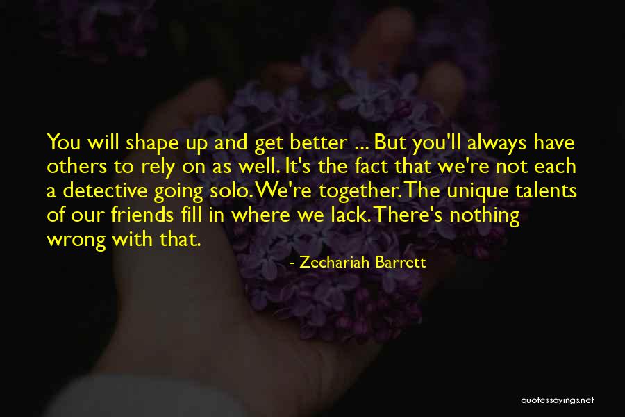 Barrett Quotes By Zechariah Barrett