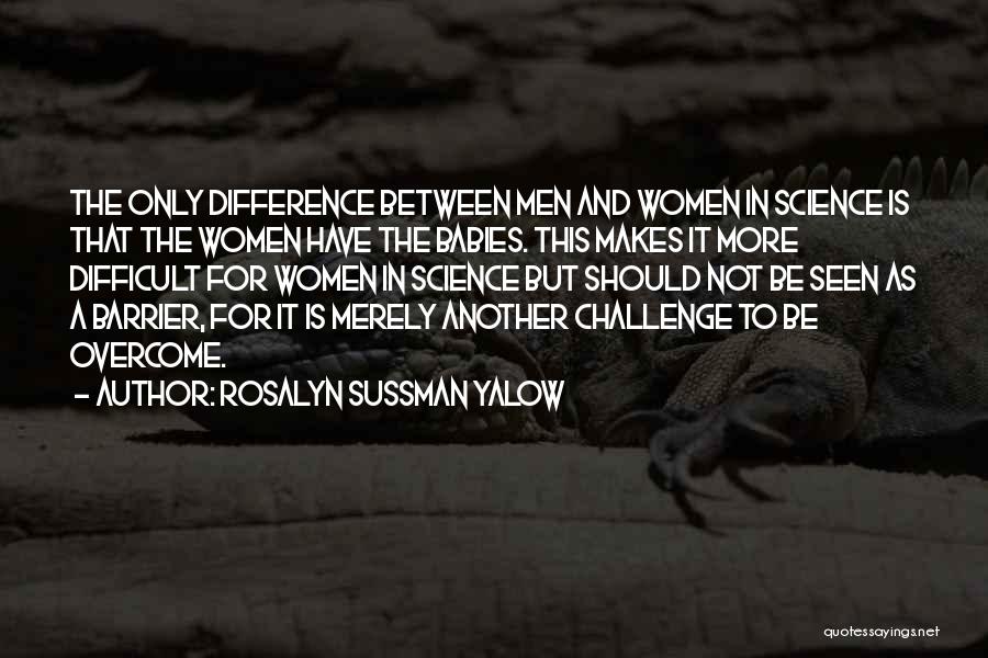 Barrier Between Us Quotes By Rosalyn Sussman Yalow