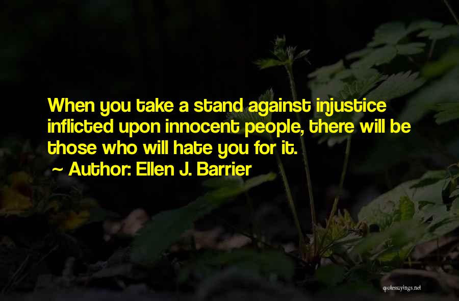 Barrier Quotes By Ellen J. Barrier