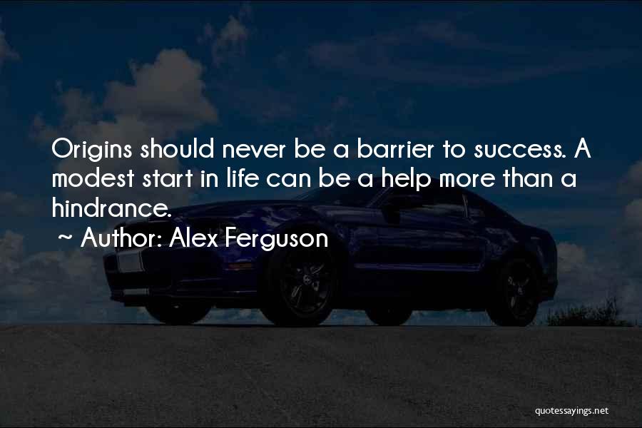 Barrier To Success Quotes By Alex Ferguson