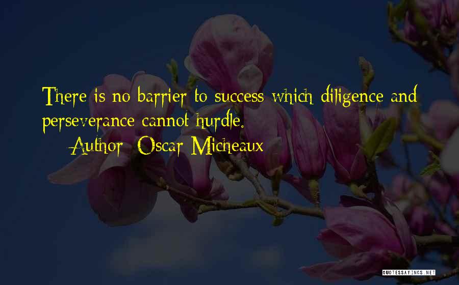 Barrier To Success Quotes By Oscar Micheaux