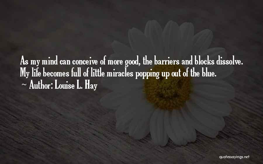 Barriers Of Life Quotes By Louise L. Hay