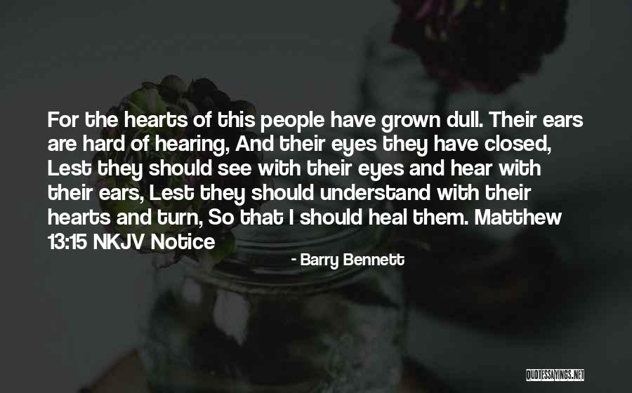 Barry Bennett Quotes 961217