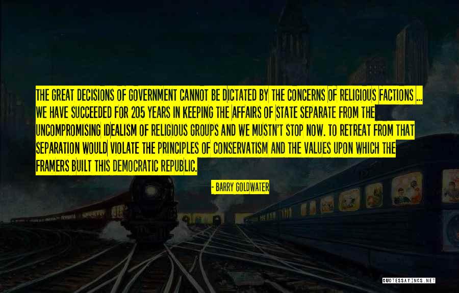 Barry Goldwater Quotes 490359 Barry Goldwater Quotes 490359