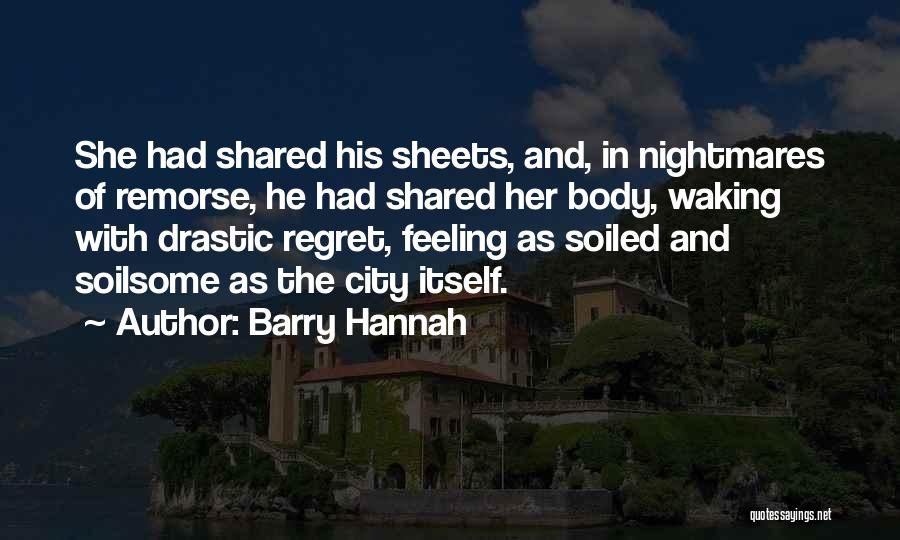 Barry Hannah Quotes 251218