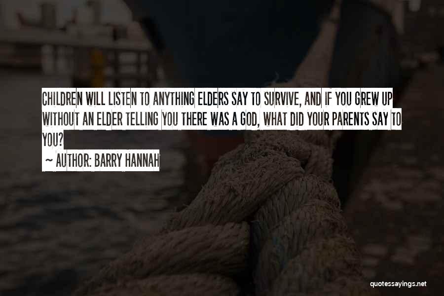 Barry Hannah Quotes 428082