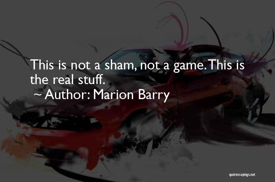 Barry Quotes By Marion Barry