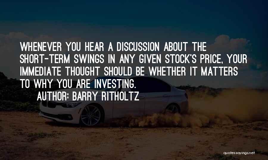 Barry Ritholtz Quotes 1173071