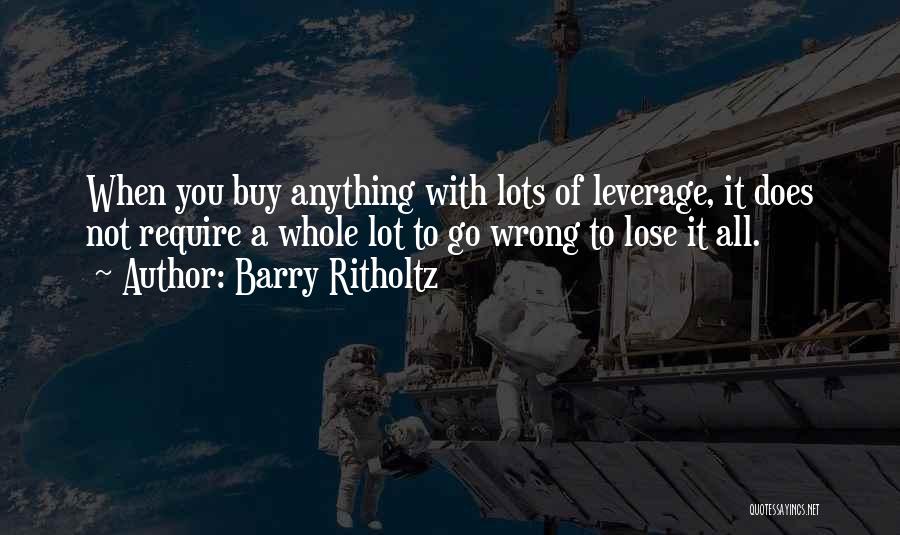 Barry Ritholtz Quotes 247047