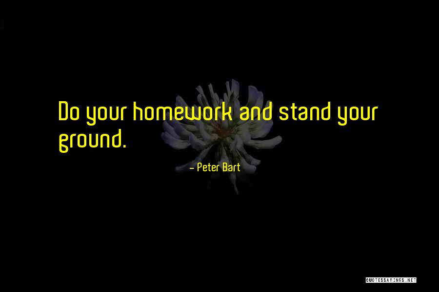 Bart Gets A Z Quotes By Peter Bart