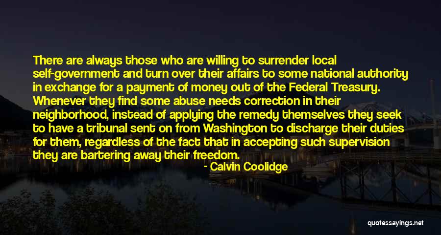 Bartering Quotes By Calvin Coolidge