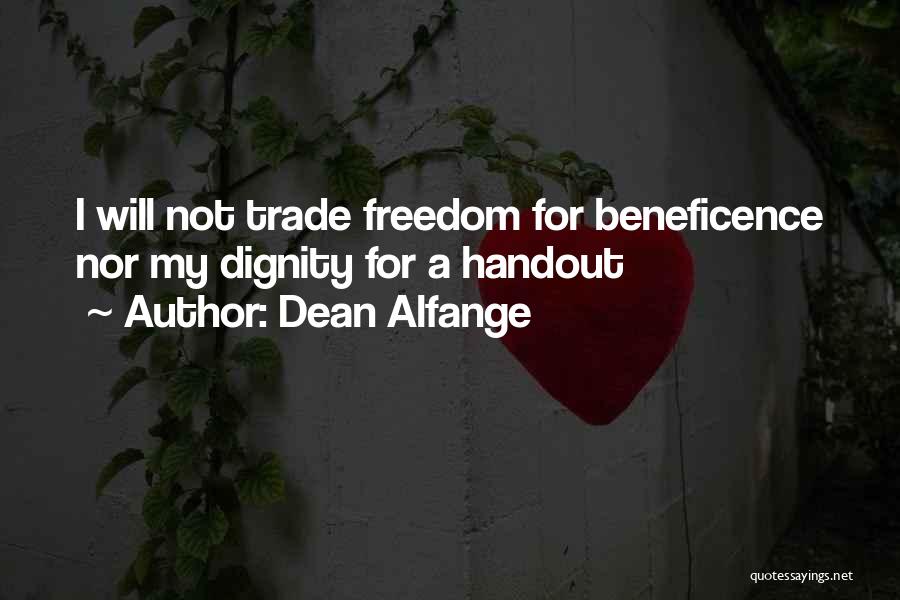 Bartering Quotes By Dean Alfange