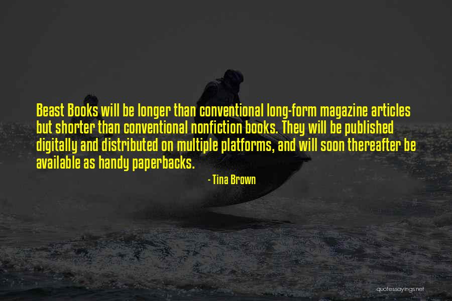 Bartetzko Quotes By Tina Brown Bartetzko Quotes By Tina Brown