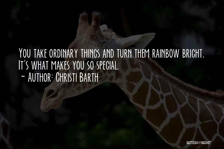 Barth Quotes By Christi Barth