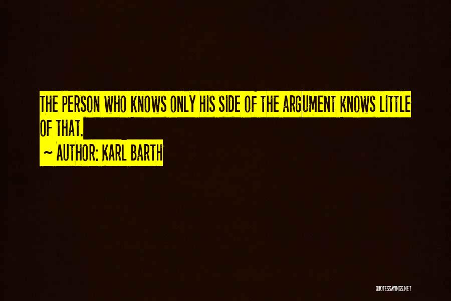 Barth Quotes By Karl Barth