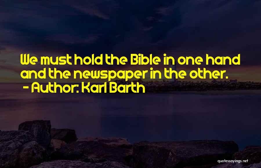 Barth Quotes By Karl Barth