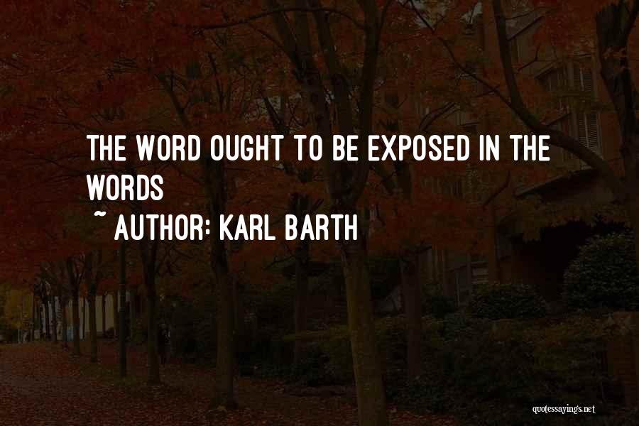 Barth Quotes By Karl Barth