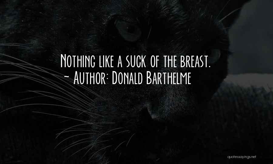 Barthelme Quotes By Donald Barthelme