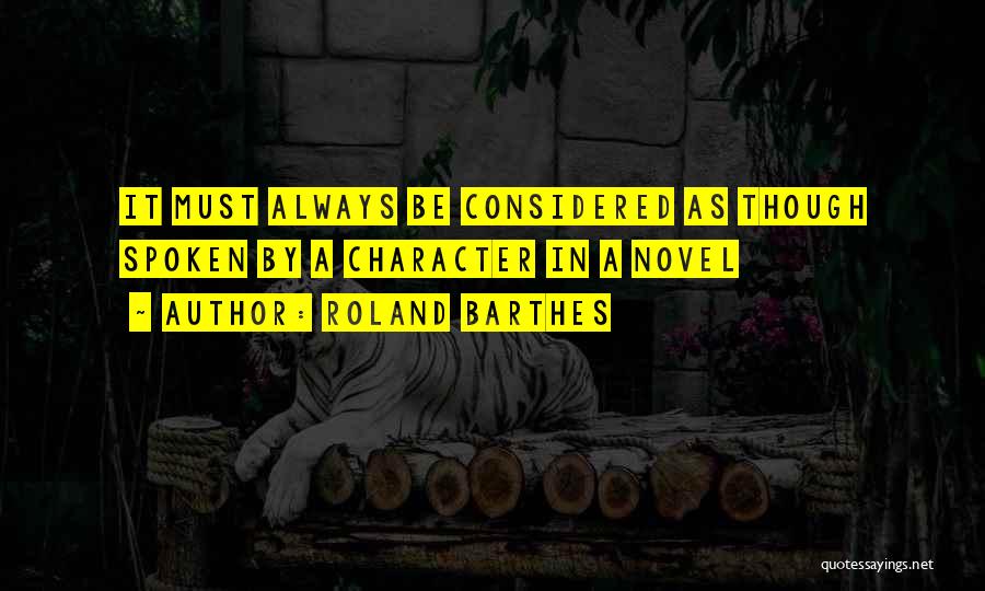 Barthes Roland Quotes By Roland Barthes