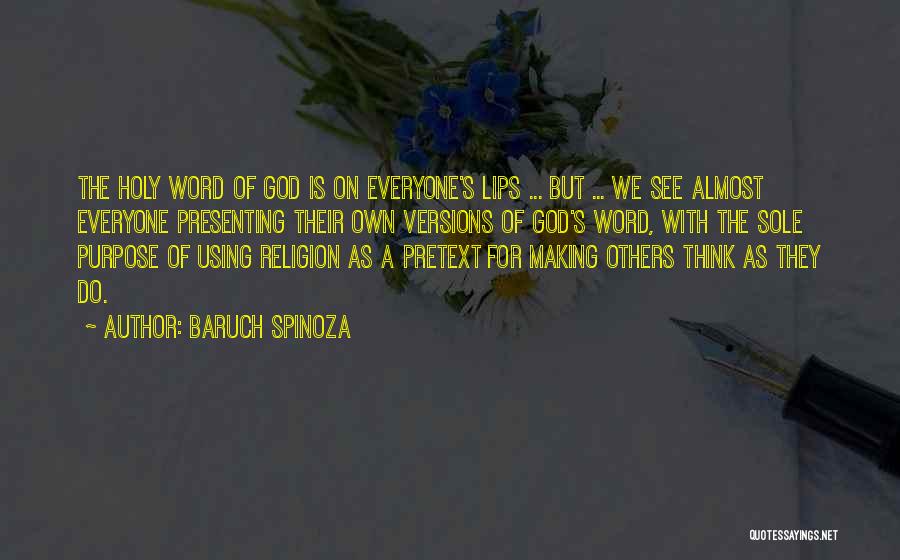 Baruch Quotes By Baruch Spinoza