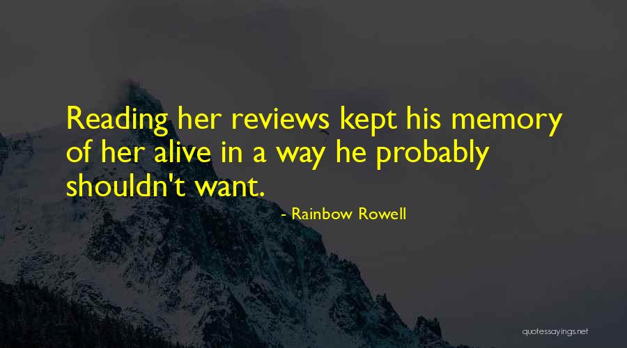 Barziza Family Quotes By Rainbow Rowell Barziza Family Quotes By Rainbow Rowell