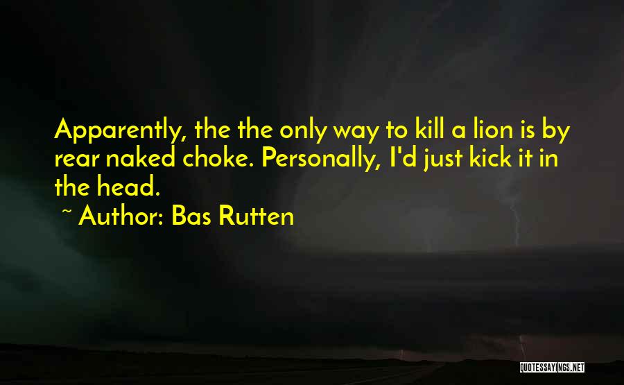 Bas Rutten Quotes 321675