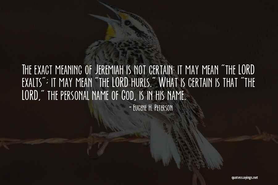 Basahan Quotes By Eugene H. Peterson Basahan Quotes By Eugene H. Peterson