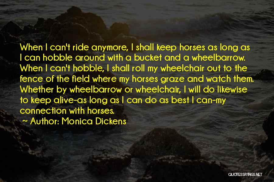 Basariya Giden Quotes By Monica Dickens