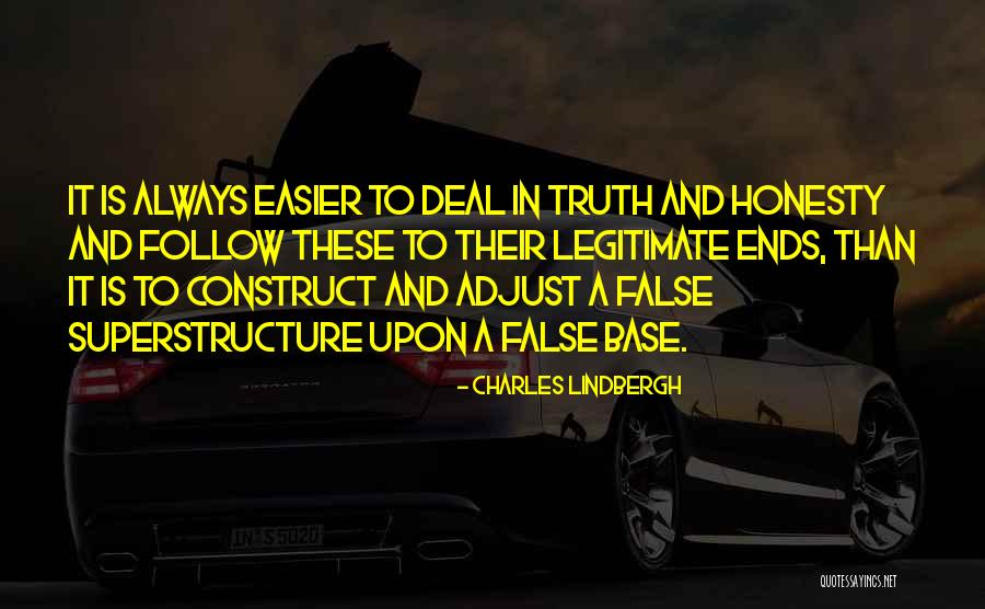 Base And Superstructure Quotes By Charles Lindbergh Base And Superstructure Quotes By Charles Lindbergh