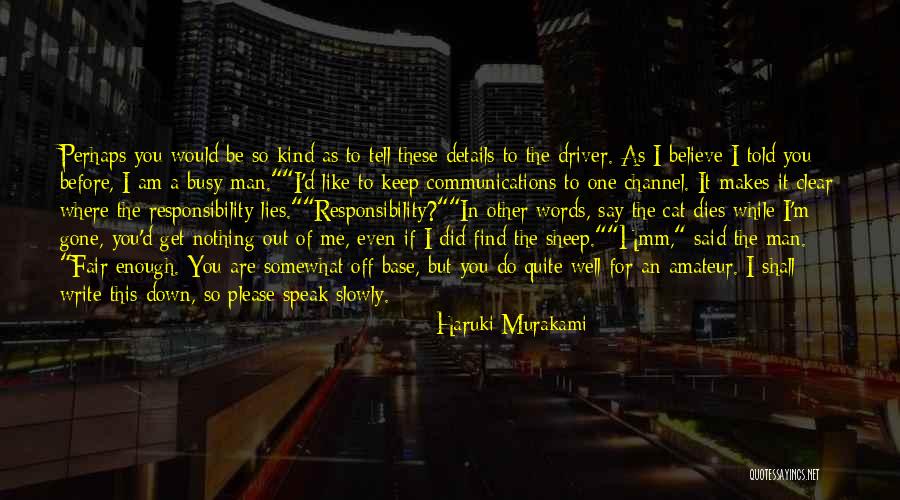 Base Details Quotes By Haruki Murakami Base Details Quotes By Haruki Murakami