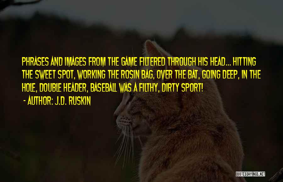 Baseball Bat Quotes By J.D. Ruskin