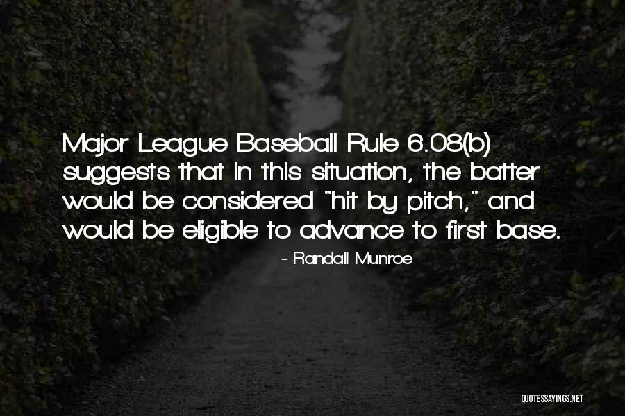 Baseball Batter Quotes By Randall Munroe