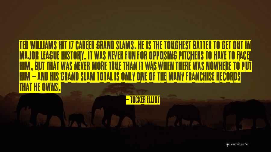 Baseball Batter Quotes By Tucker Elliot