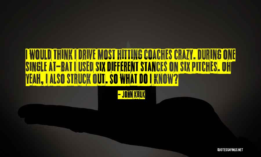 Baseball Coaches Quotes By John Kruk