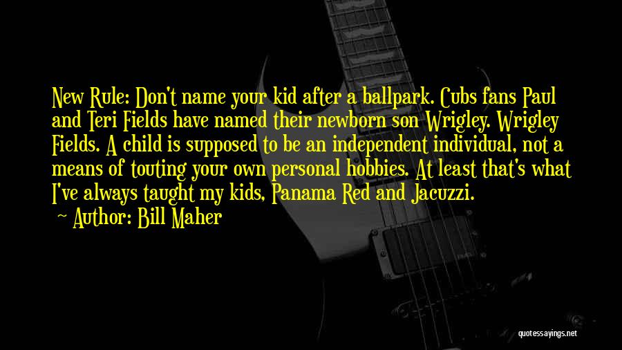 Baseball Fans Quotes By Bill Maher