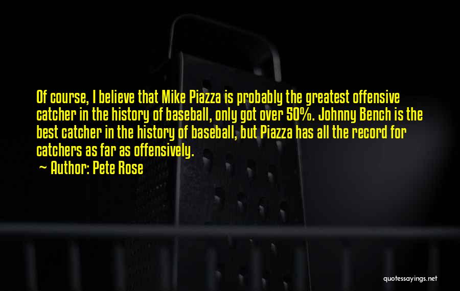 Baseball Greatest Quotes By Pete Rose