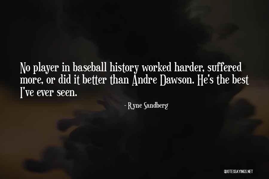 Baseball History Quotes By Ryne Sandberg Baseball History Quotes By Ryne Sandberg