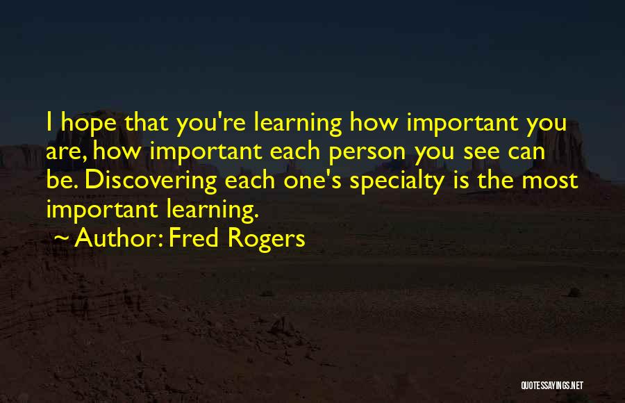 Baseball Season Starting Quotes By Fred Rogers