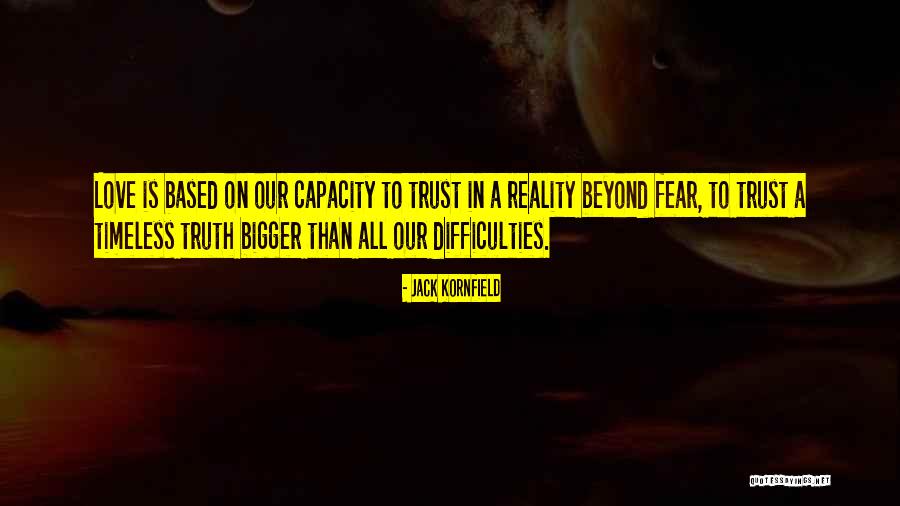 Based On Reality Quotes By Jack Kornfield Based On Reality Quotes By Jack Kornfield