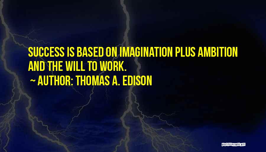 Based On Success Quotes By Thomas A. Edison