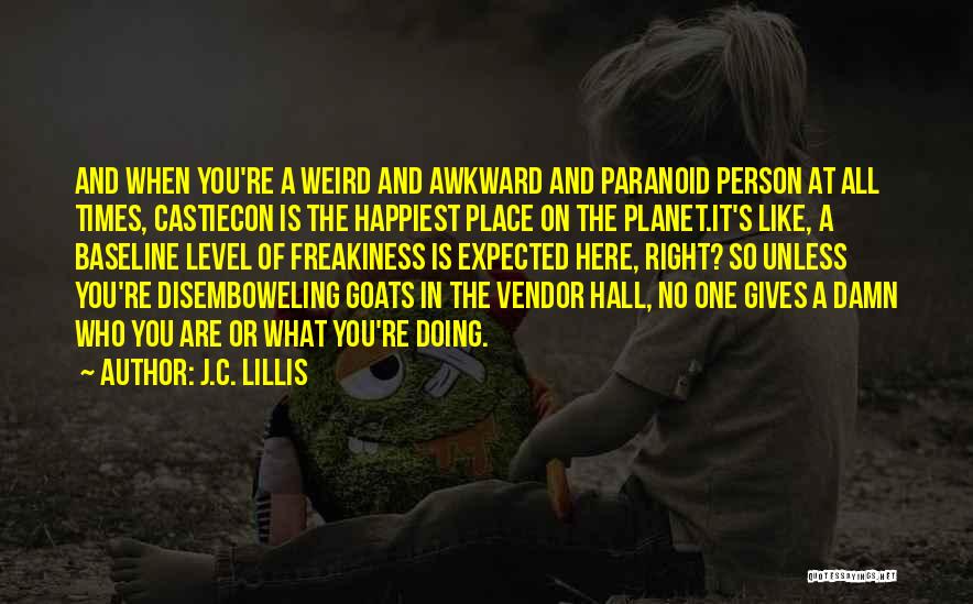 Baseline Quotes By J.C. Lillis