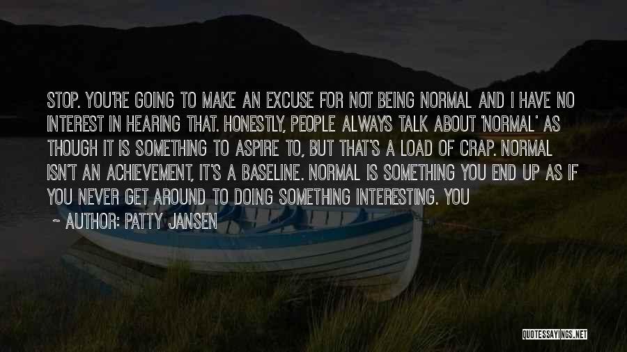 Baseline Quotes By Patty Jansen