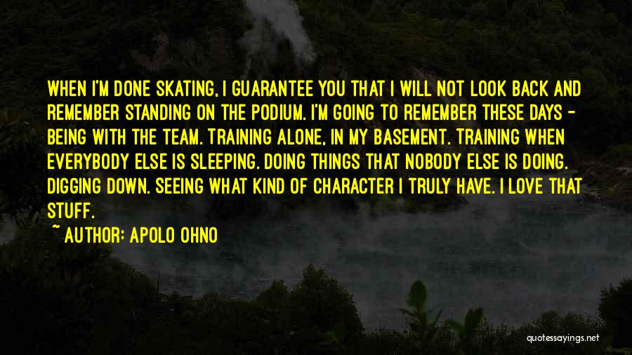 Basement Quotes By Apolo Ohno