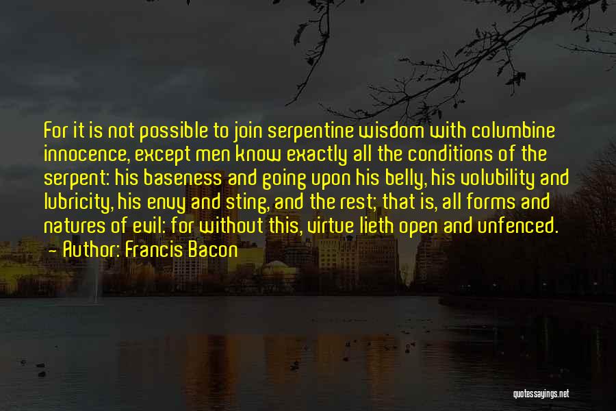 Baseness Quotes By Francis Bacon