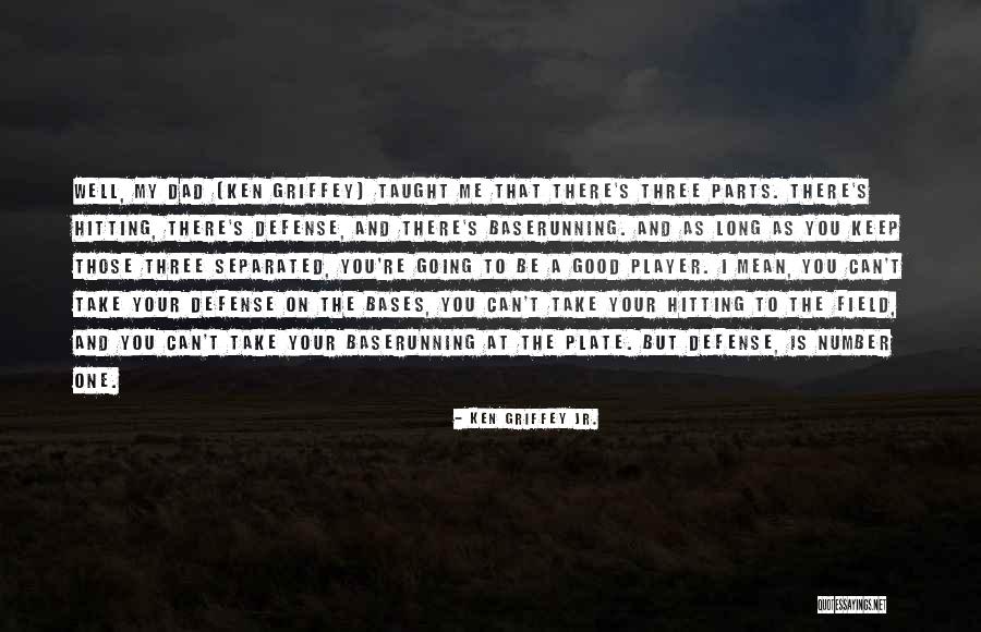 Baserunning Quotes By Ken Griffey Jr. Baserunning Quotes By Ken Griffey Jr.