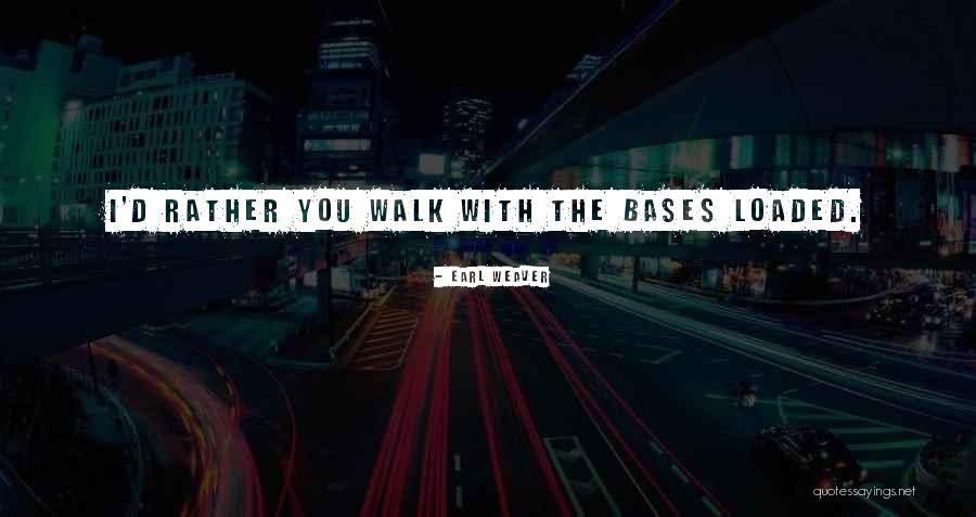 Bases Are Loaded Quotes By Earl Weaver