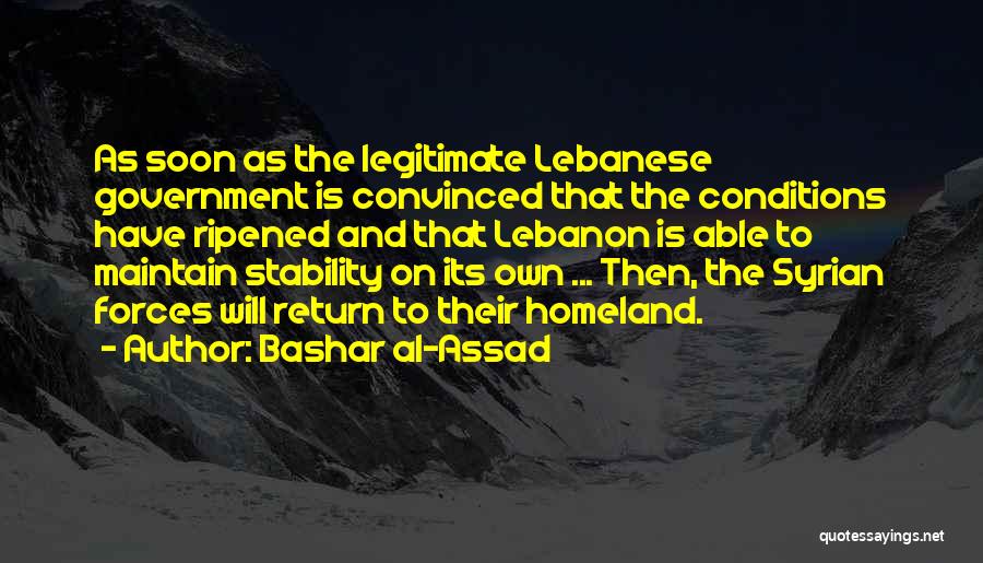 Bashar Al-Assad Quotes 1563214