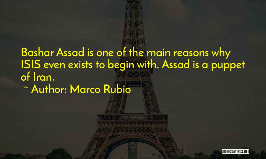 Bashar Assad Quotes By Marco Rubio