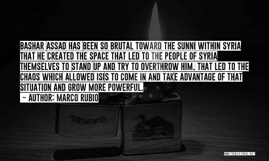 Bashar Assad Quotes By Marco Rubio