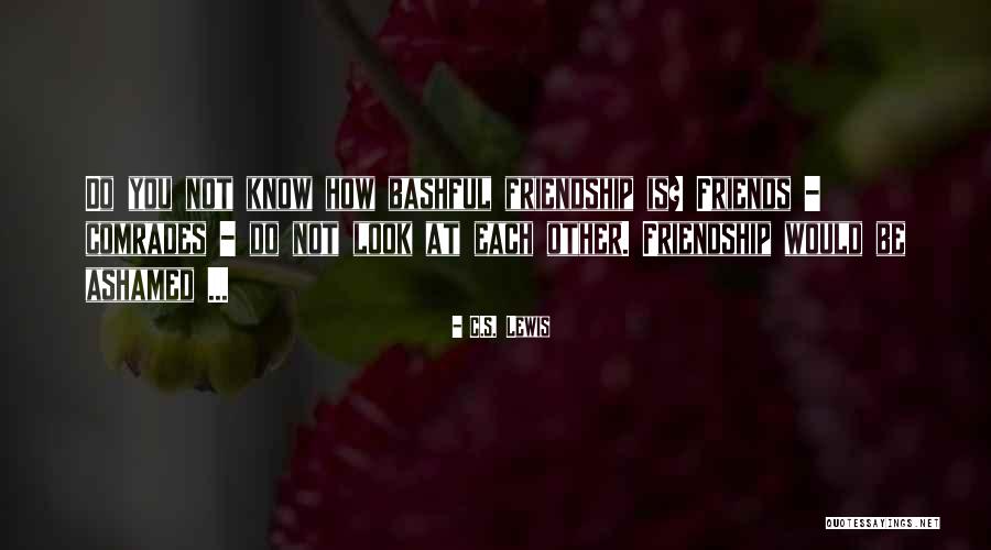 Bashful Quotes By C.S. Lewis Bashful Quotes By C.S. Lewis